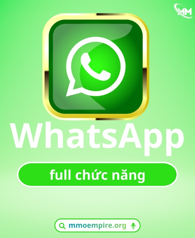 Tài khoản whatapp full chức năng