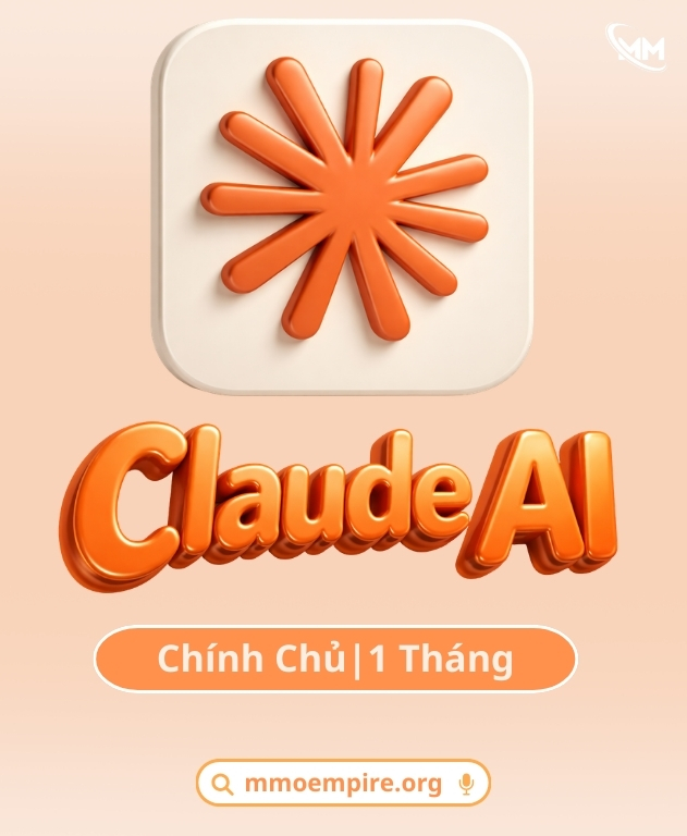Nâng Cấp Tài Khoản Claude AI Chính Chủ 1 Tháng